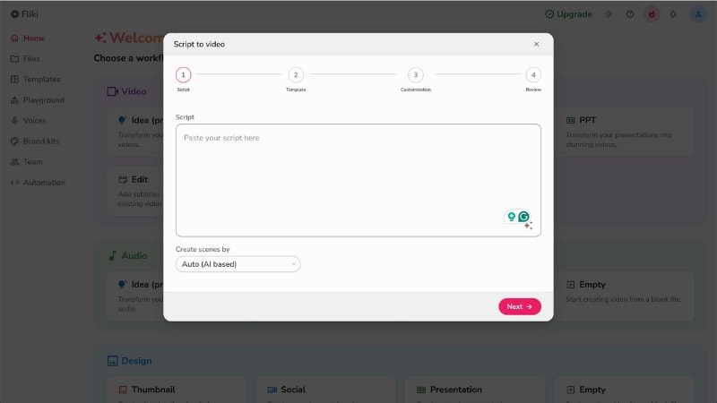 insert the written text input