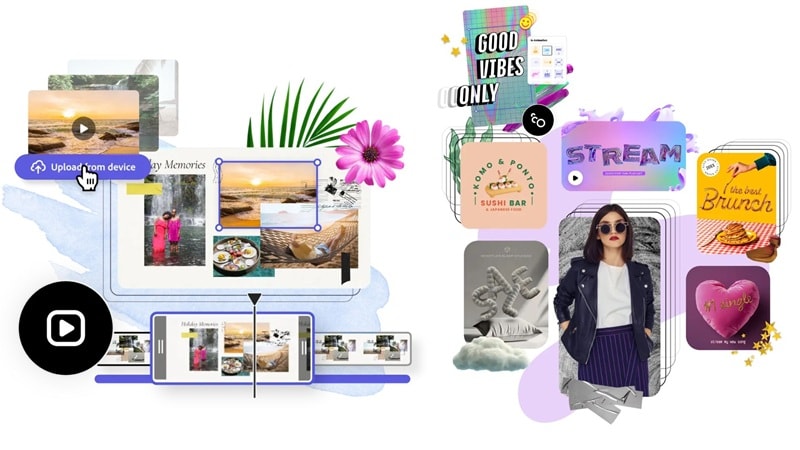 adobe express stock media