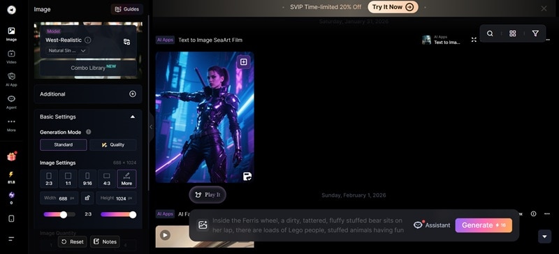 seaart ai image generator