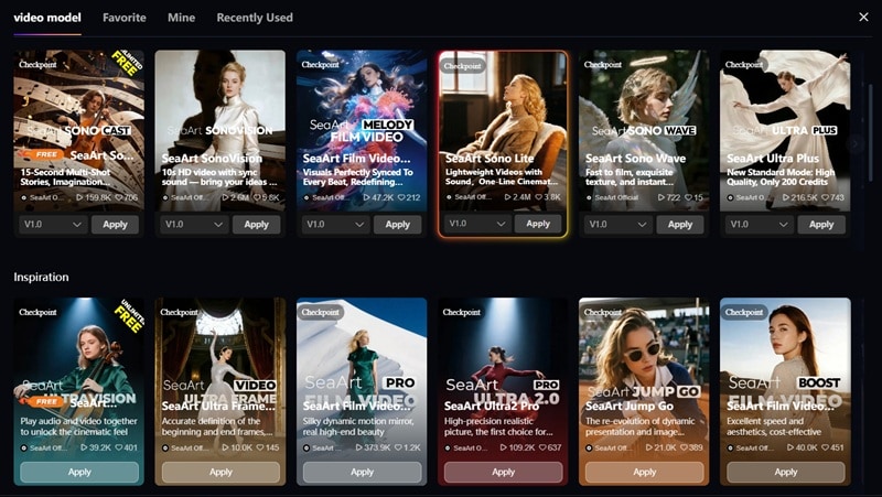 seaart ai video generator