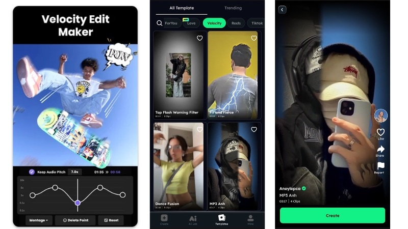 vidma velocity edit maker