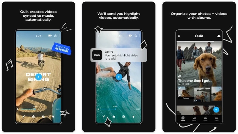 use official instead of quik mod apk