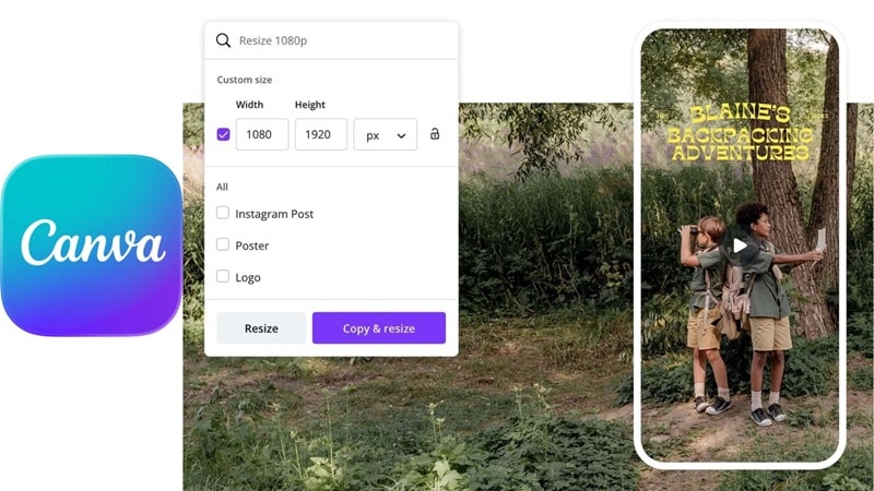 canva top aspect ratio changer
