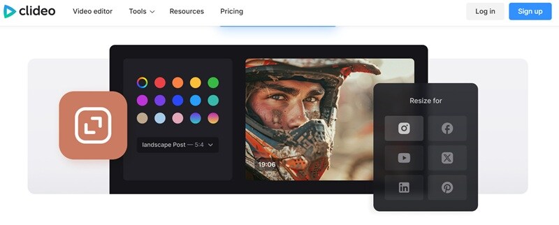 clideo top aspect ratio changer