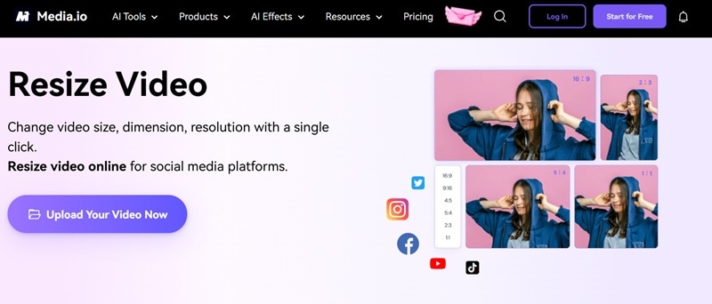 media.io top aspect ratio changer