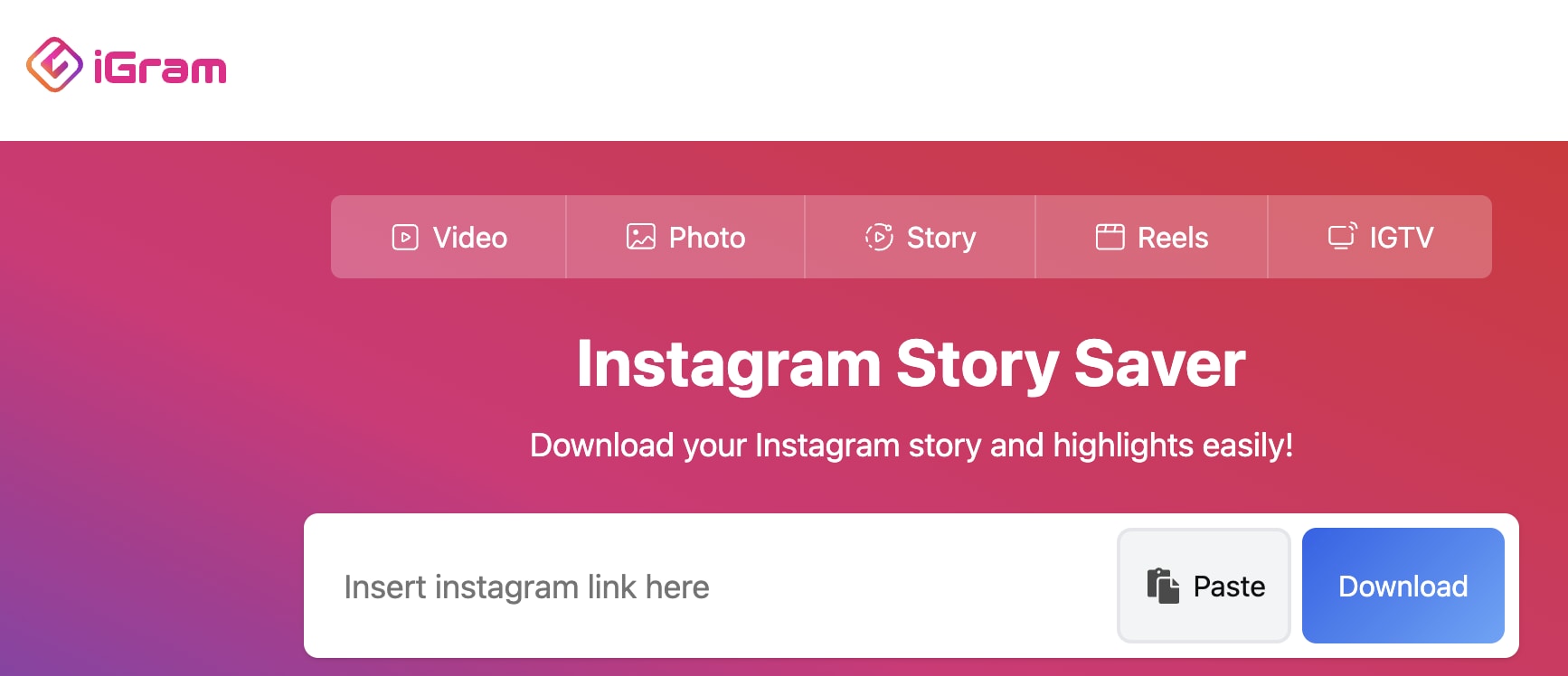 igram ig highlight download