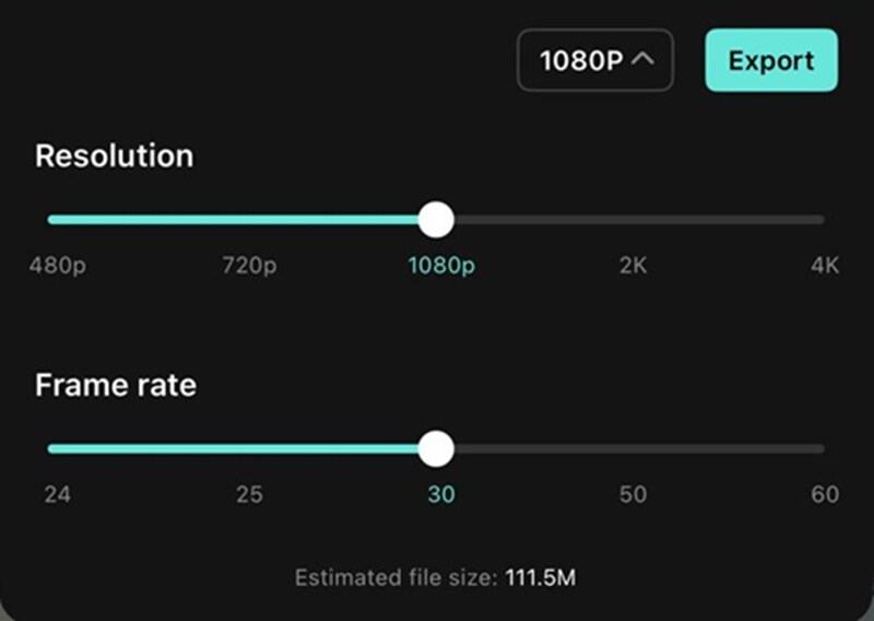 inmelo video resolution support