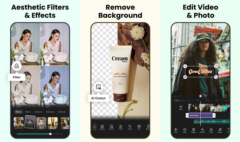 inmelo filters and effects