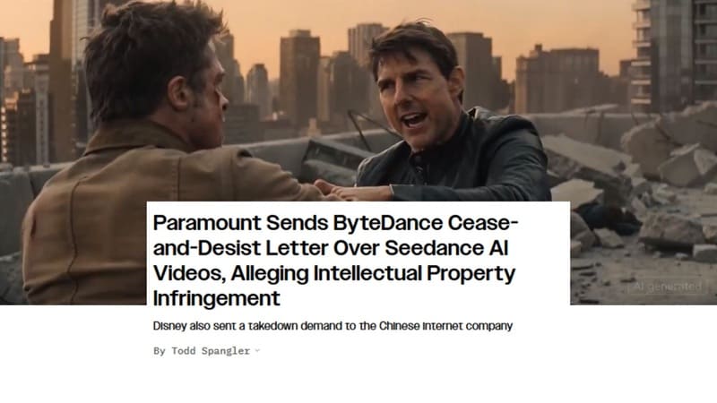 seedance facing property infringement issue