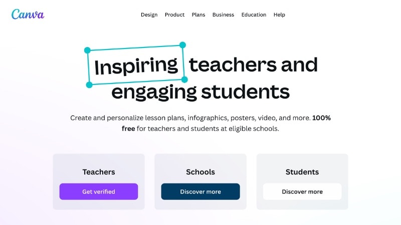 consider canva pro trials or student access