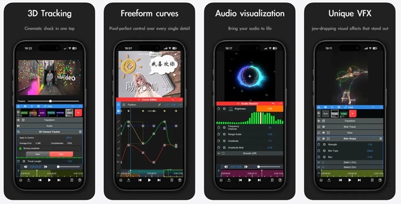 various features in node video app
