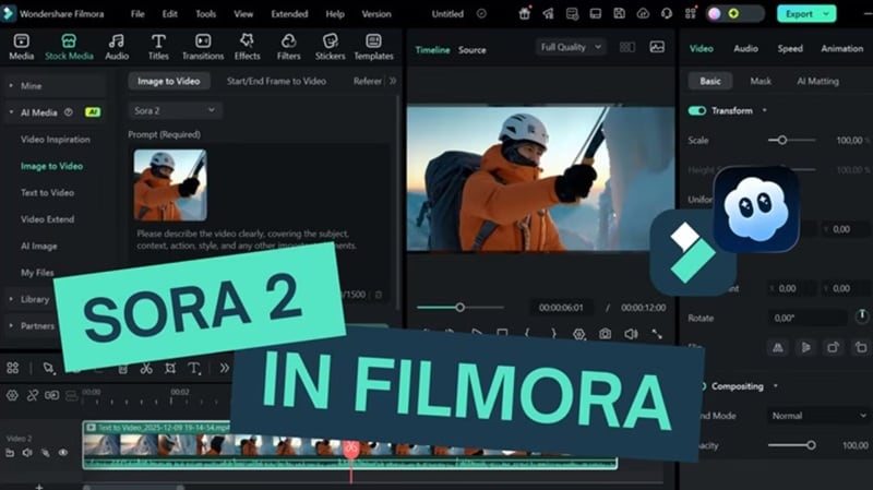 access sora 2 in filmora