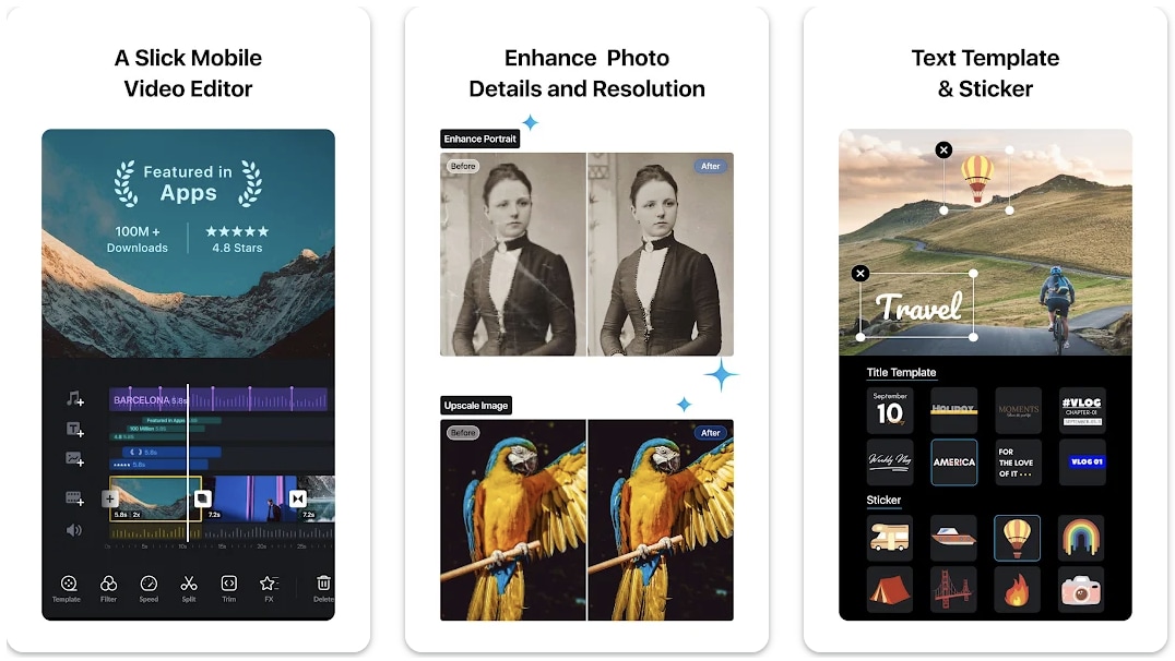 powerdirector mod apk alternative vn video editor