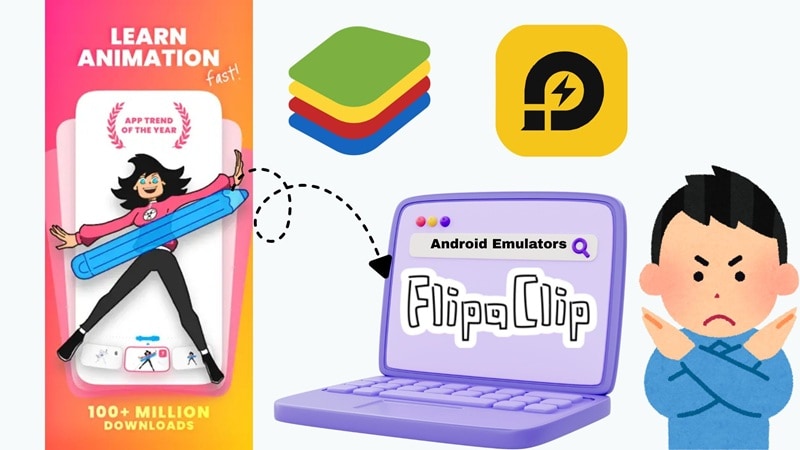 using android emulators for flipaclip pc