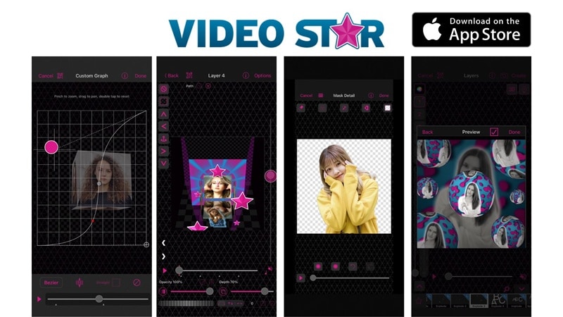 video star app interface