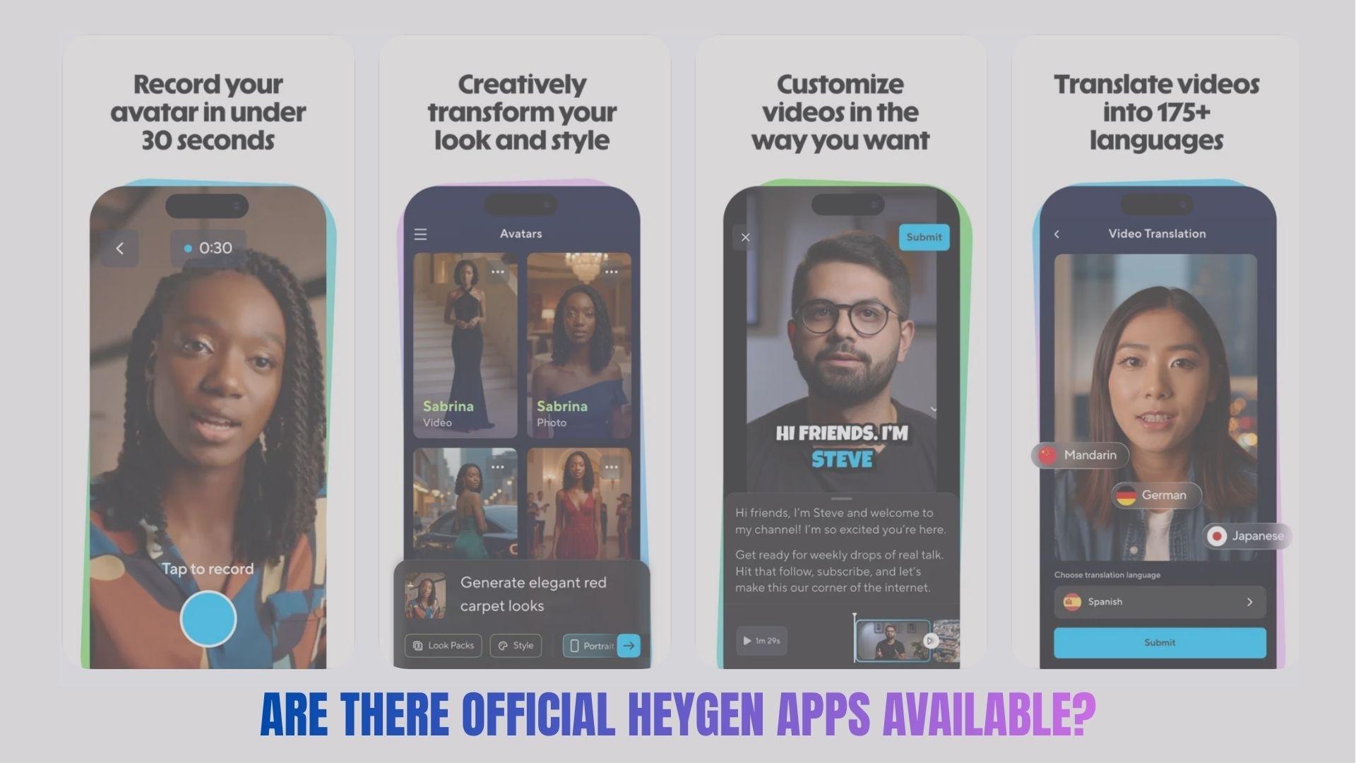 official heygen apps