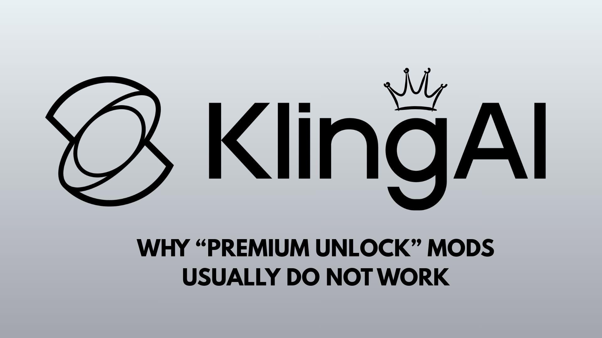 why premium unlock mods do not work