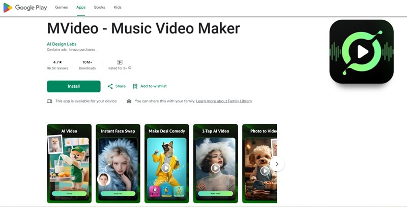 mvideo top video star android alternative