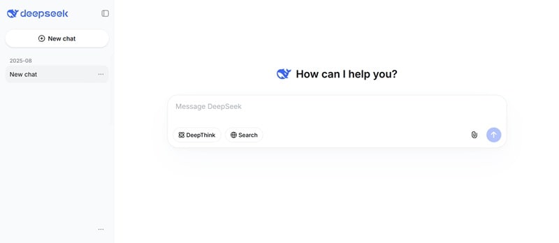 deepseek ai chat interface