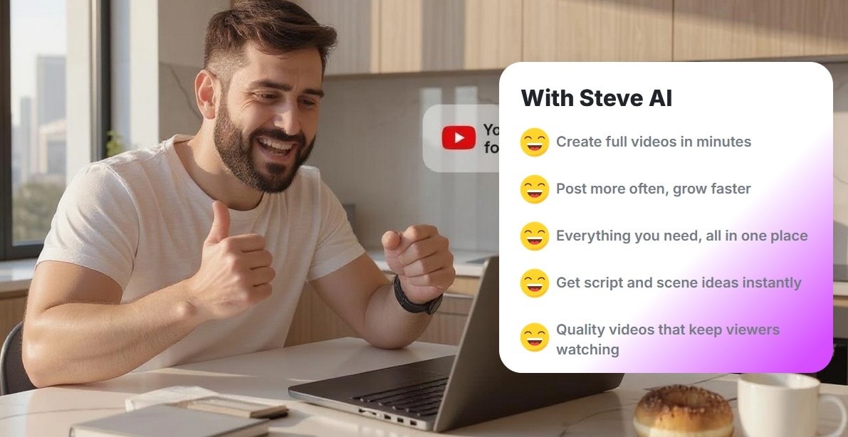 Steve AI 사용자 리뷰 예시