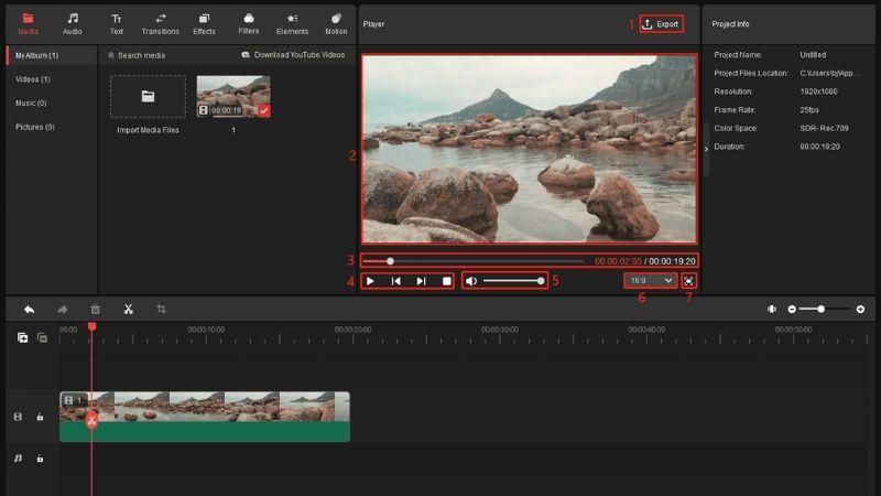 minitool moviemaker interface