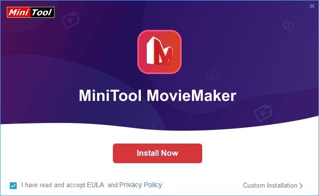install the minitool moviemaker