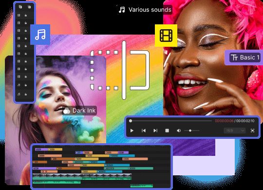 multi-track video editing feature