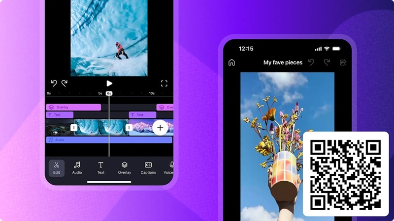 clipchamp on ios app