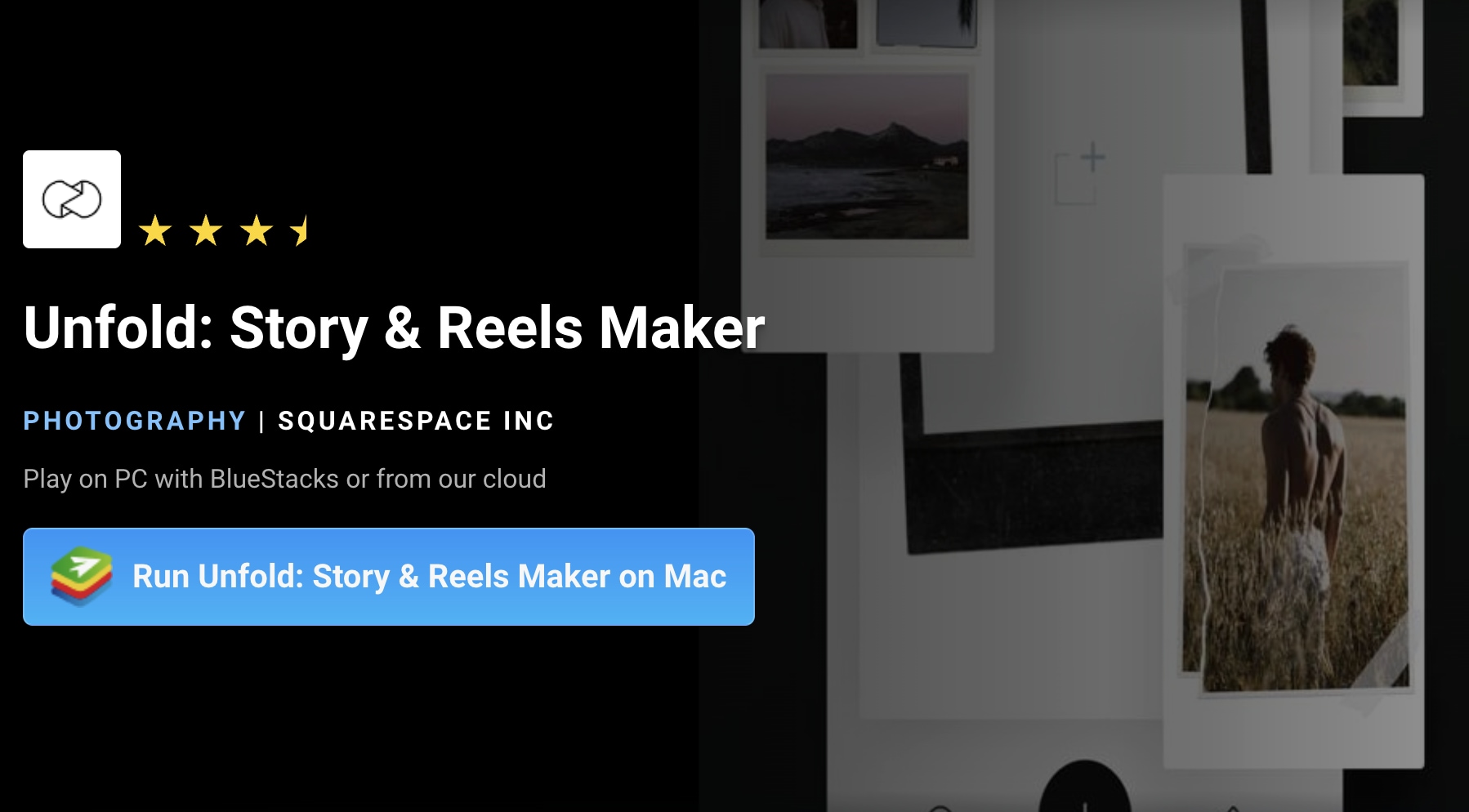 bluestacks unfold app emulator
