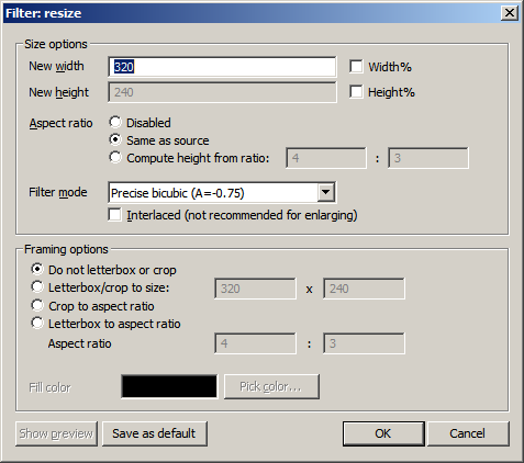 virtualdub filter window