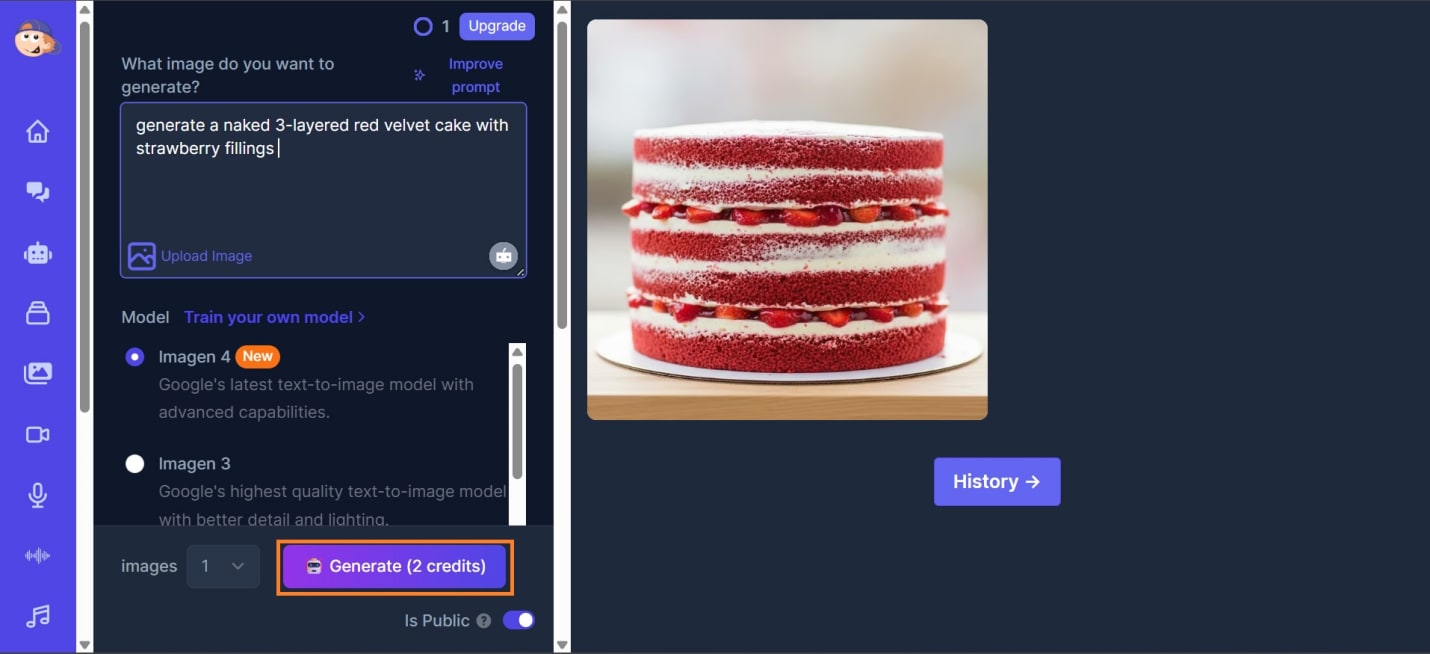 generate ai cakes