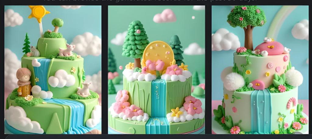 ai-generated cake image