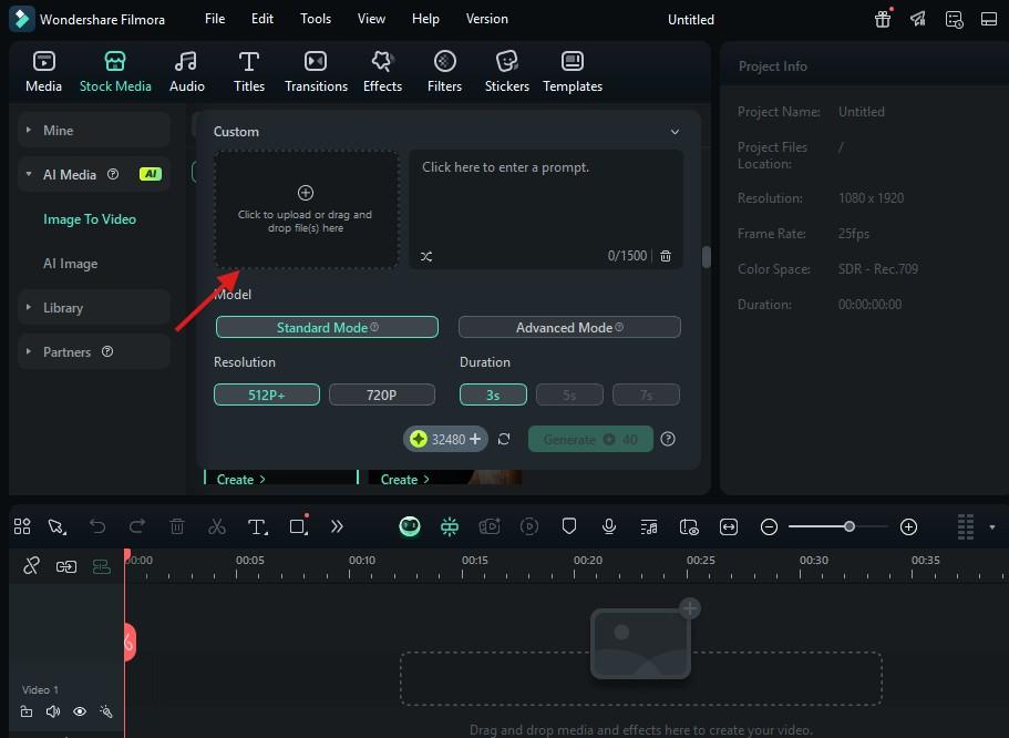 add image on filmora