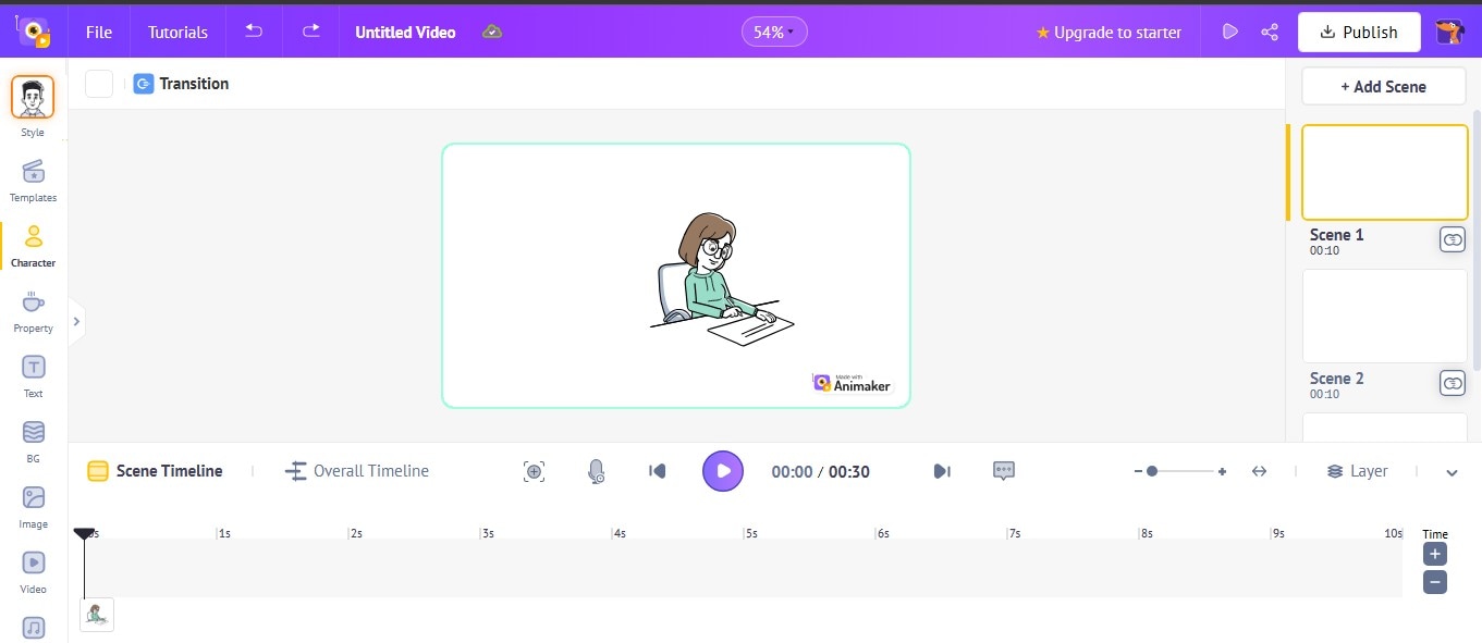 creating video on animaker
