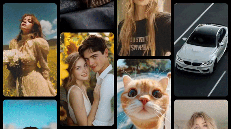 creative short video template in filmora