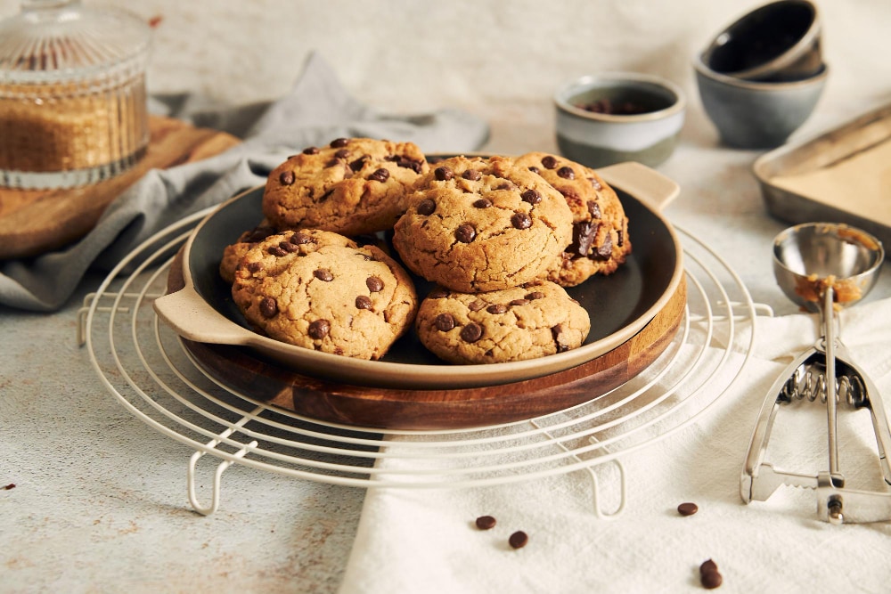soft and chewy chocolate chip cookies