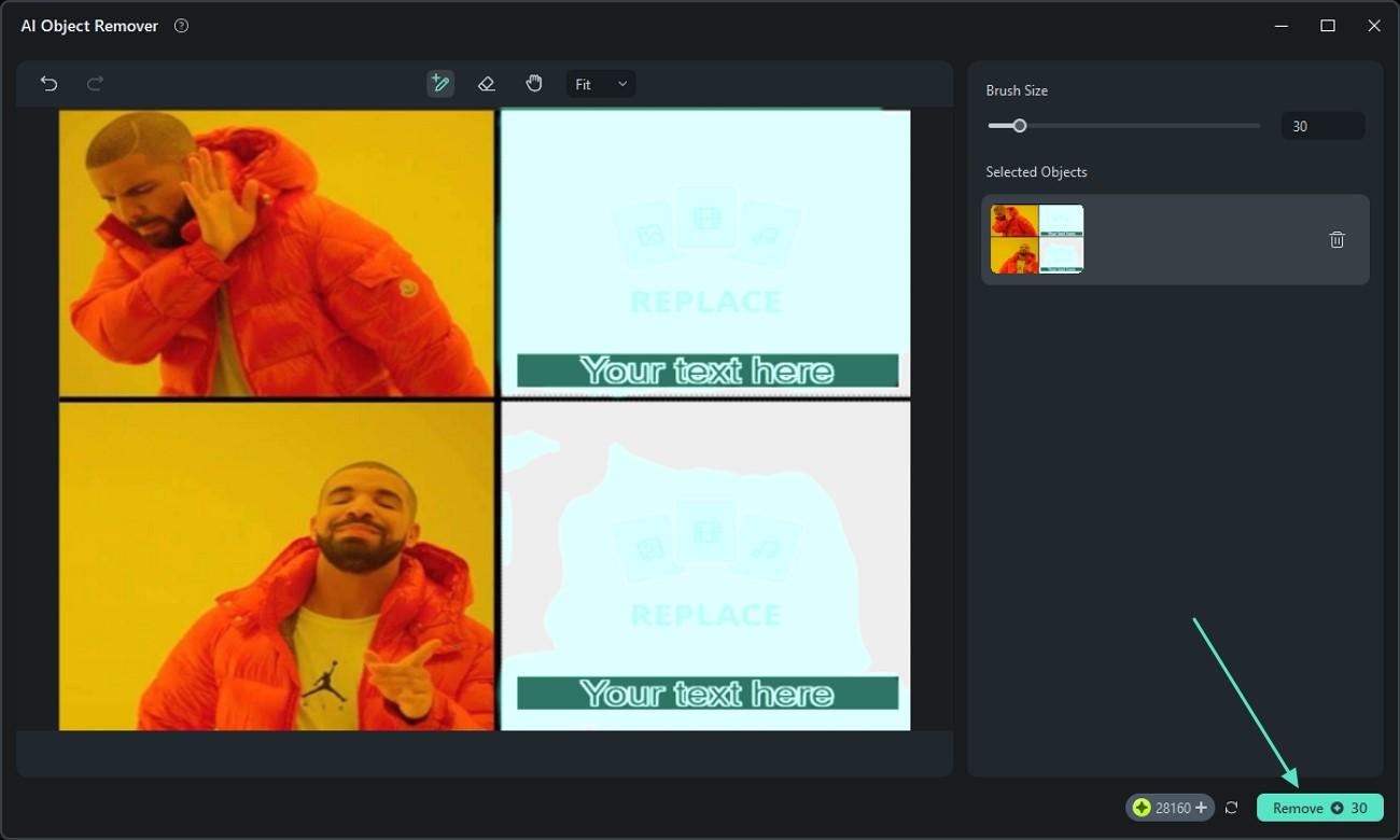 select watermark remove meme marketing