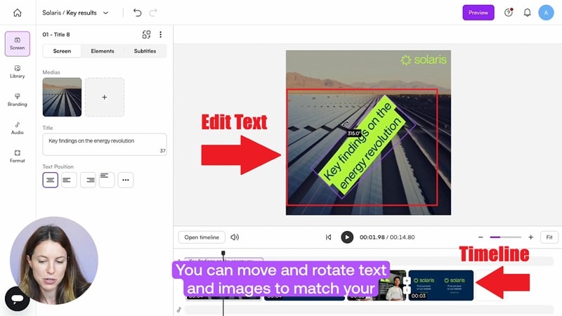 playplay editing timeline