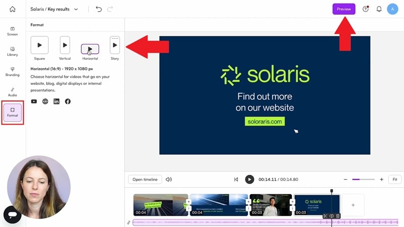 adjust aspect ratio and export
