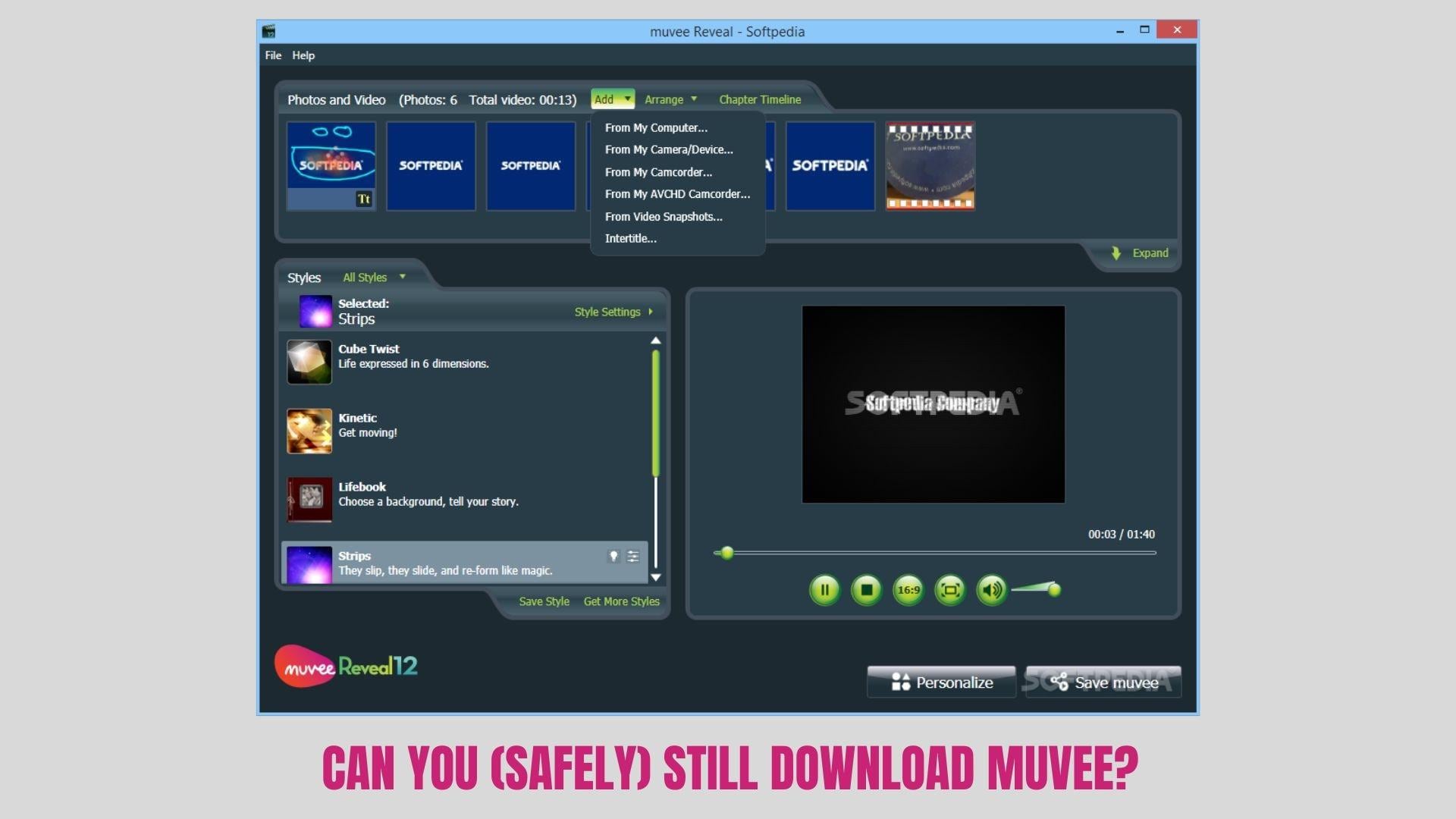 can you still download muvee