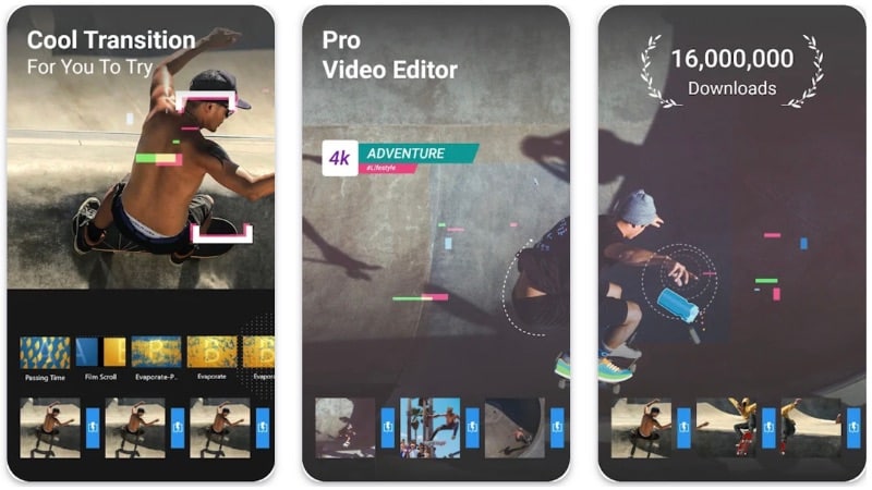 key features of actiondirector video editor