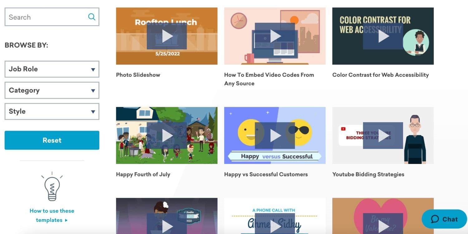 vyond ready made templates