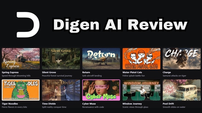 reviewing digen ai video generator