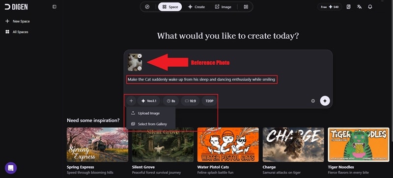 enter your prompt and generate