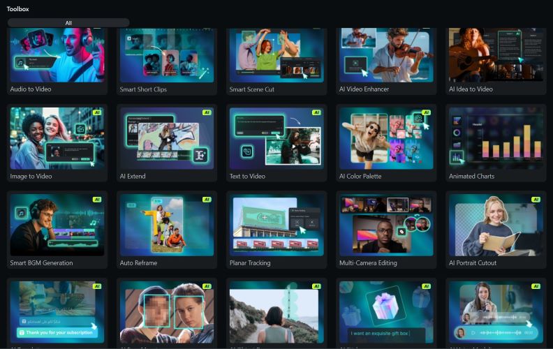ai features in filmora