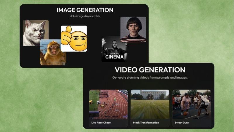 image and video generation