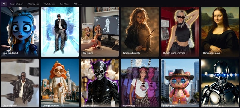 tomoviee ai template collection