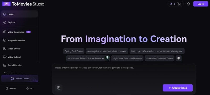 accessing tomoviee ai online