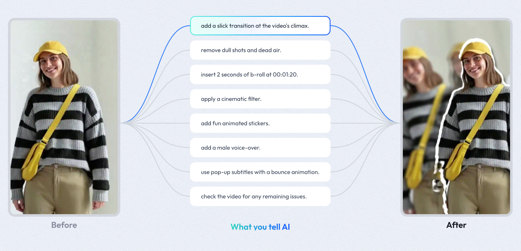 nemovideo agent talk to edit