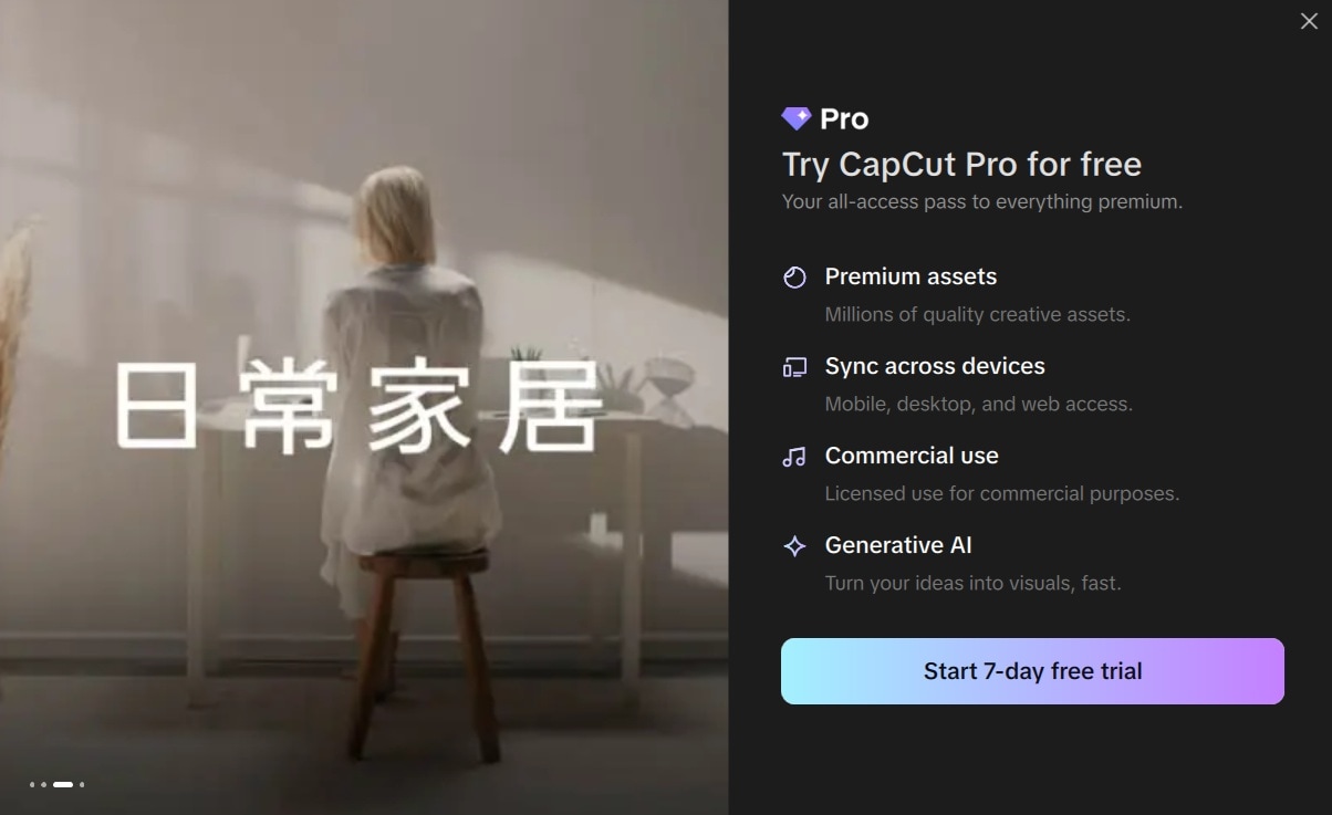capcut features in pro version